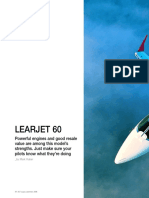Learjet 60 Brochure