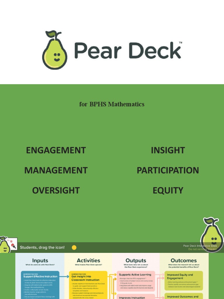 Pear Deck Presentation PDF Communication Teaching