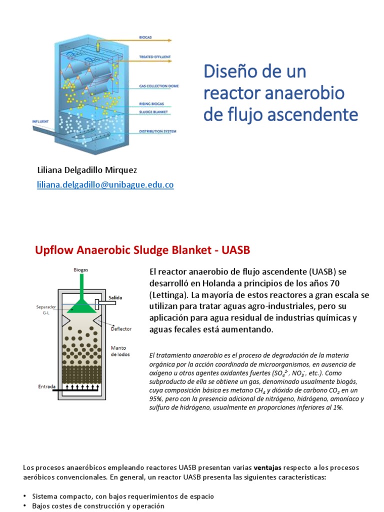 12.7 - Diseño de UASB | PDF | Naturaleza | Gases