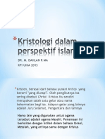 Kristologi Dalam Perspektif Islam