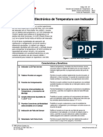 A419 Control Electrónico de Temperatura Con Indicador: Características y Beneficios