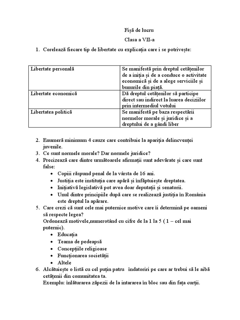 Recapitulare | PDF
