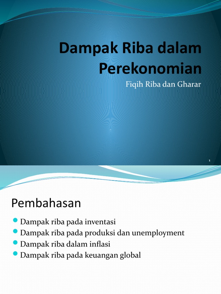 Dampak Riba | PDF