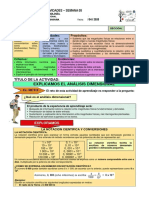 Ficha Ciencia y Tecnologia 5°