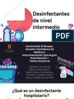 Desinfectantes de Nivel Intermedio