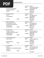 List of Chartered Accountant Firms