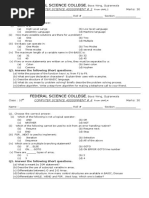 Computer Science Assignment # 3: Q2. Answer The Following Short Questions