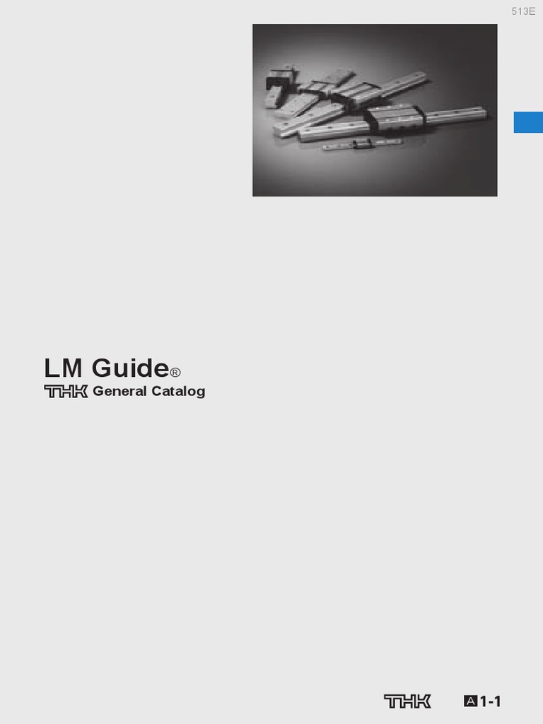 THK LM Guide General Catalog | PDF