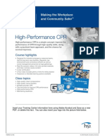 MEDIC High Performance CPR Form Field Flyer
