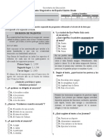 Prueba Diagnostica Español Word