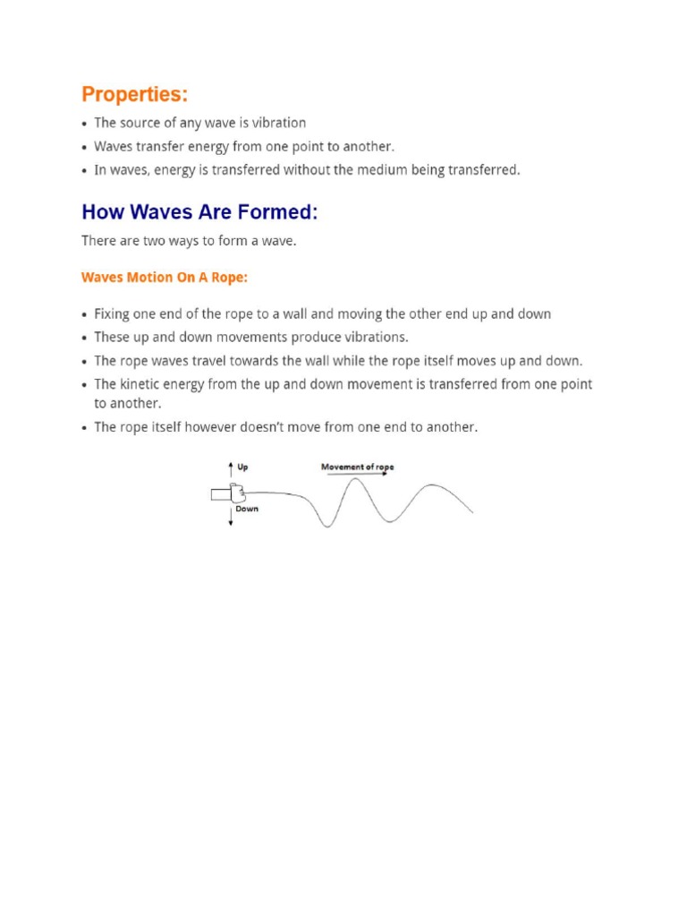 General Wave Properties | PDF