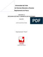 378297666 LISETH FERNANDA RAMOS GIRALDO Experimentacion Fisica II Laboratorio 3 Deflexion Electrica y Magnetica de Electrones Tarea de Preparacion