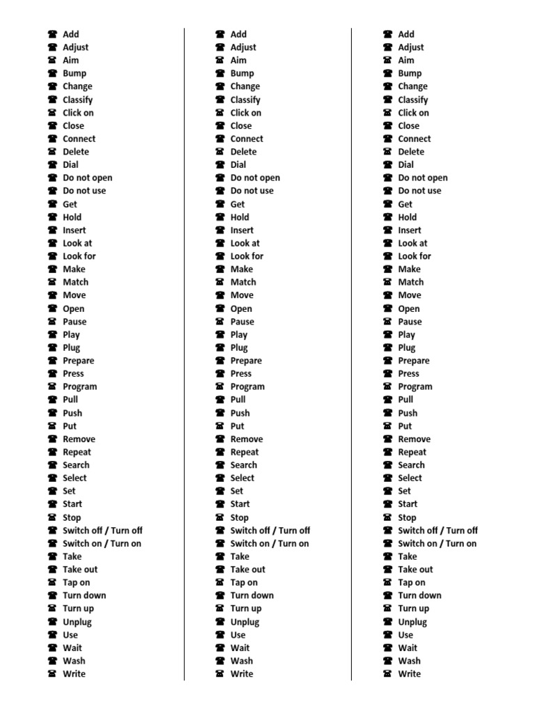 Verbs For Translation | PDF