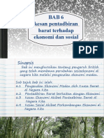 T3 B6 Kesan Pentadbiran Barat Terhadap Ekonomi Dan Sosial