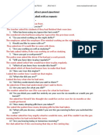 Indirect Speech Exercises: Questions Answers B / Put The Following Into Indirect Speech (Questions)