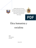 Ética Humanista y Socialista - Filosofía Sistemas - UNEFA