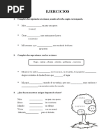 Comunicación 2º Verbos y Rimas