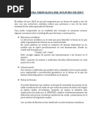 Download ESTRUCTURA CRISTALINA DEL SULFURO DE ZINC by Miguel HT SN50401781 doc pdf