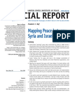 Special Report: Mapping Peace Between Syria and Israel