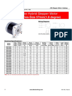 2 Phase Hybrid Stepper Motor: 23HY Series-Size 57mm (1.8 Degree)