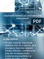 Importanta Statisticii in Plan National Si Internationa