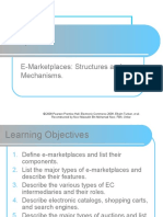 E-Marketplaces: Structures and Mechanisms