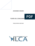 Hessen Johannes- Teoria Del Conocimiento PDF-1