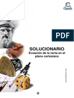 Solucionario Guía 12 - Ecuación de La Recta en El Plano Cartesiano