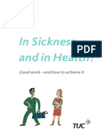 In Sickness and in Health?: Good Work - and How To Achieve It