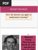 Skemp's Theory of Mathematical Understanding | PDF | Teaching ...