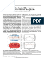 Increased Insolation Threshold For Runaway Greenhouse Processes On Earth-Like Planets