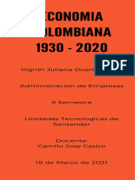 Economia Colombiana 1930 - 2020