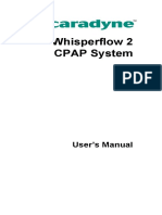 Caradyne Whisperflow 2 CPAP System - User Manual