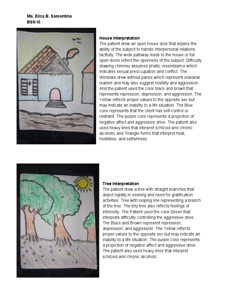 House Tree Person Drawing PDF