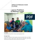 Laporan Praktikum Uji Makanan Lemak