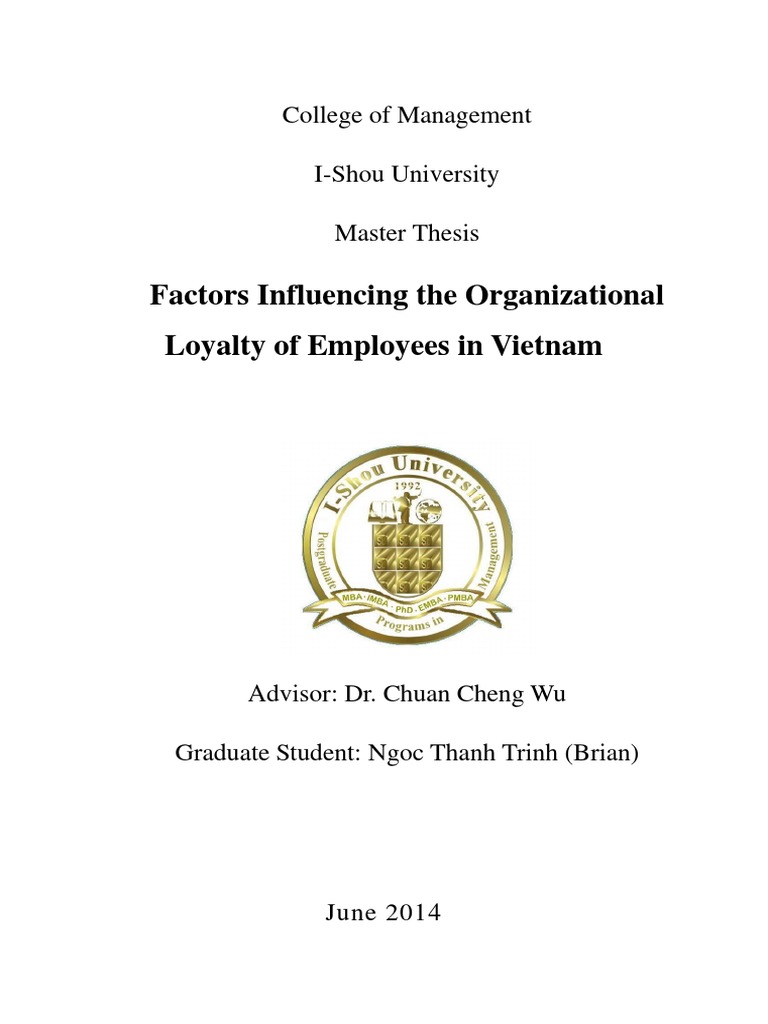 Factors Influencing The Organizational | PDF