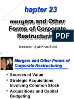 Mergers and Other Forms of Corporate Restructuring Mergers and Other Forms of Corporate Restructuring