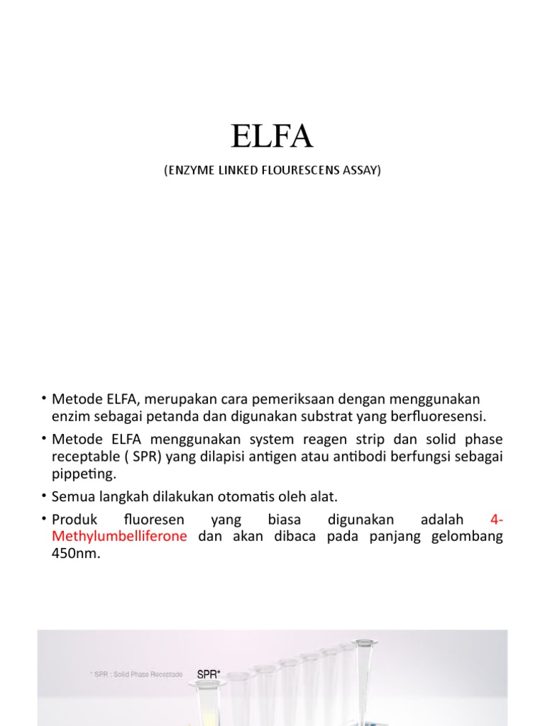 Metode ELFA: Assay Fluoresen Enzim | PDF