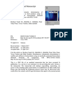 Simultaneous Voltammetric Determination of Vanillin and Caffeine in Food Products