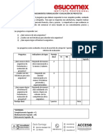 Instrucciones Preguntas de Conocimientos Previos