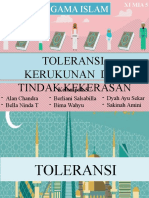 Toleransi Kerukunan Tindak Kekerasan