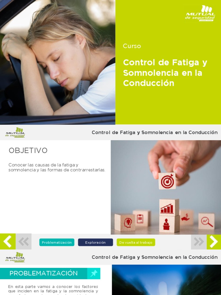 Presentación Control de Fatiga y Somnolencia en La Conducción Streaming ...