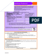 Quarantine Protocol PPE Proximity Guidelines