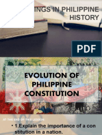 Evolution of Philippine Constitution