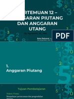 Pertemuan 12 - Anggaran Piutang Dan Anggaran Utang