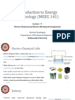 Lecture 5 ElectroChemical and ElectroMechancal Components