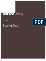 Boxing Day, Scribd Blog, 11.13.07