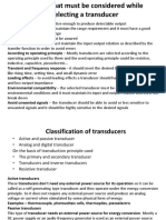 Unit-13 Transducer Classification