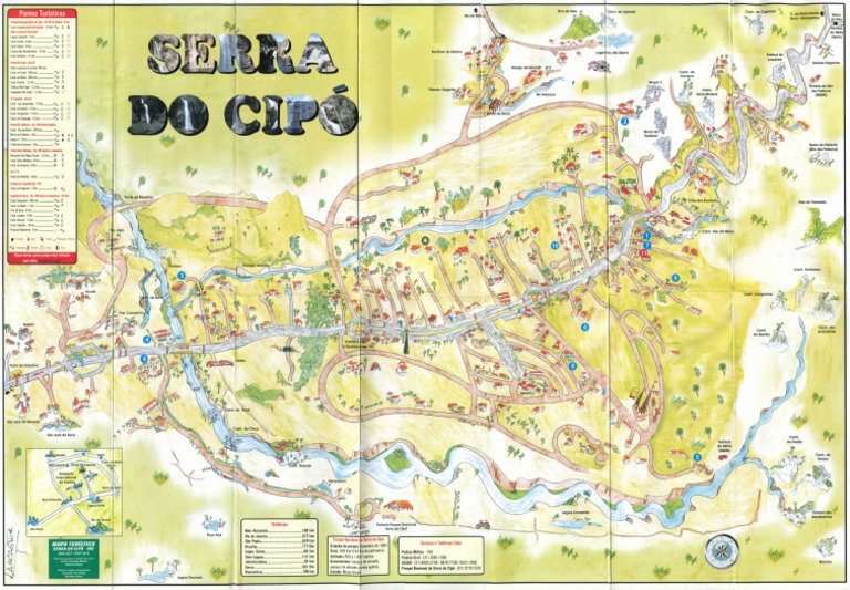 Mapa Turístico Da Serra Do Cipó | PDF