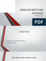 English With Ms Fatihah: 15 February 2021